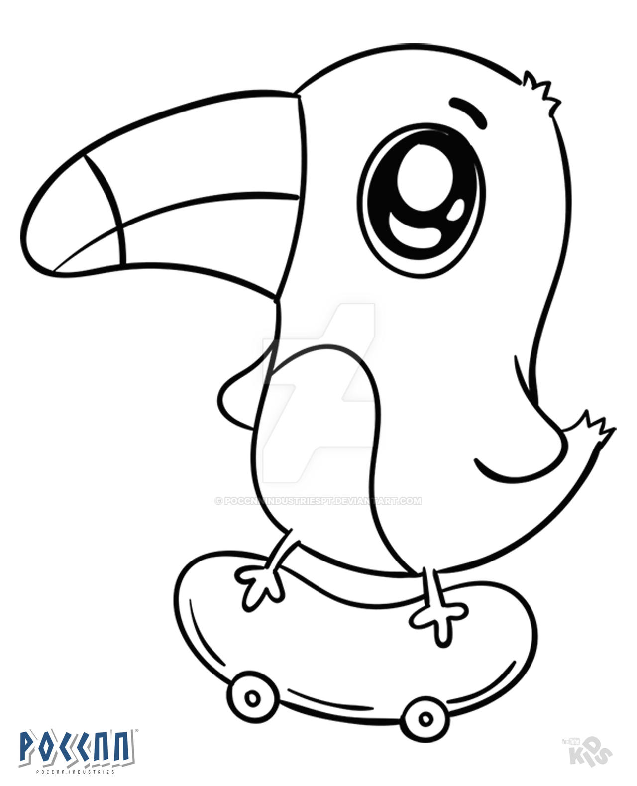 desenho de tucano realista passo a passo