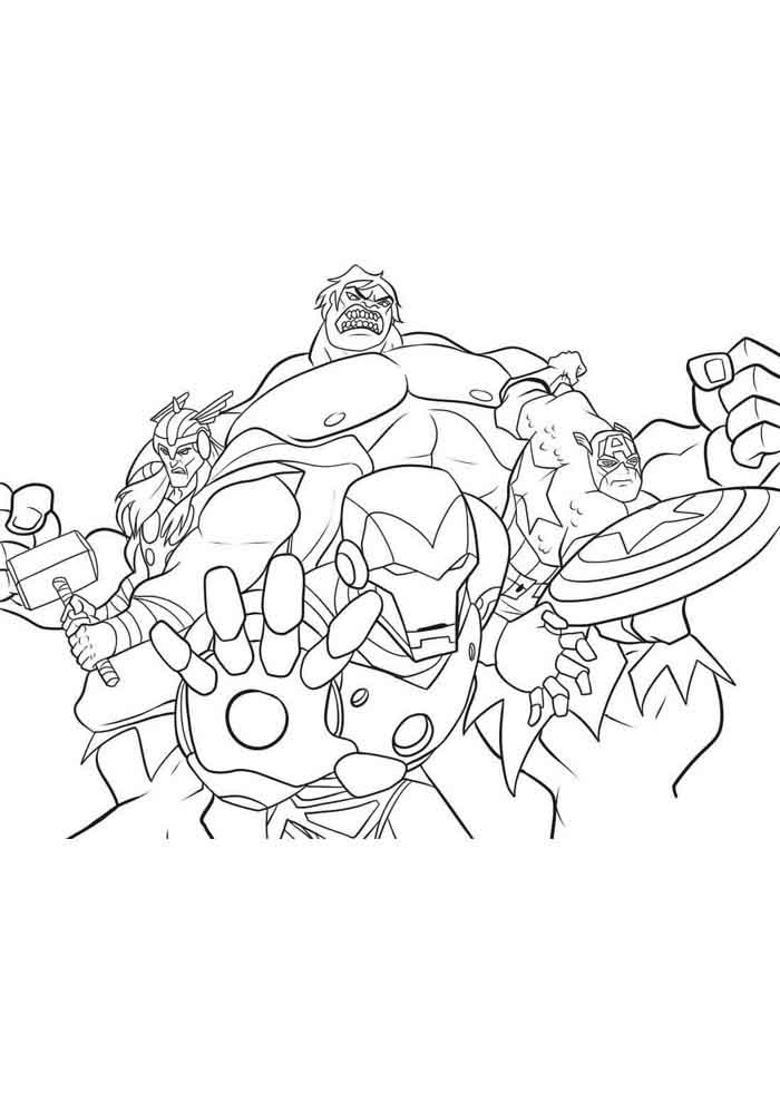 desenhos do capitão américa para colorir