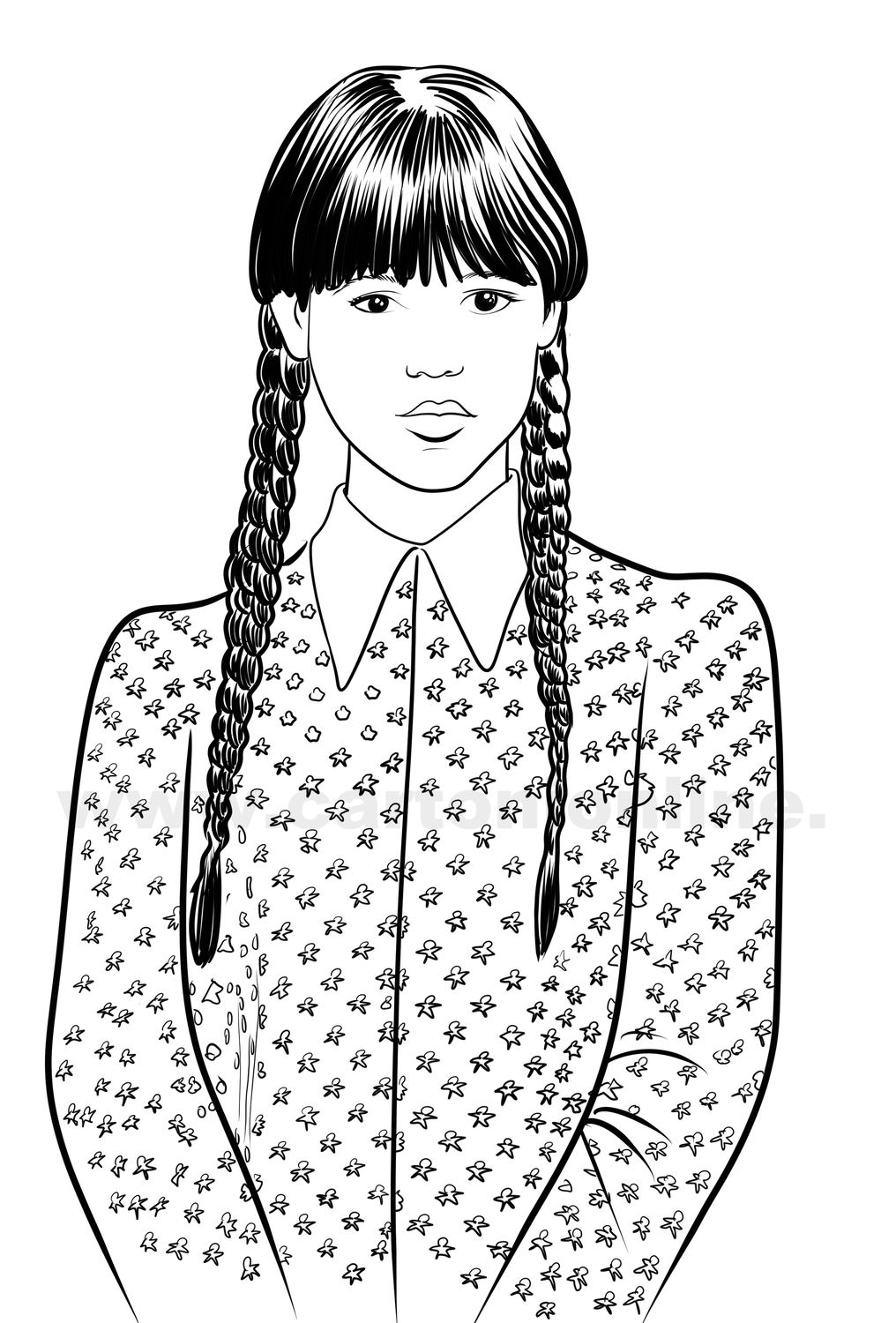 wandinha desenho cartoon
