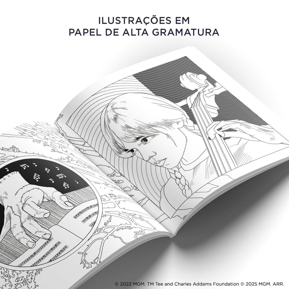 desenhos da familia addams para colorir