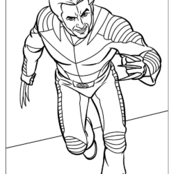 desenho Wolverine para pintar