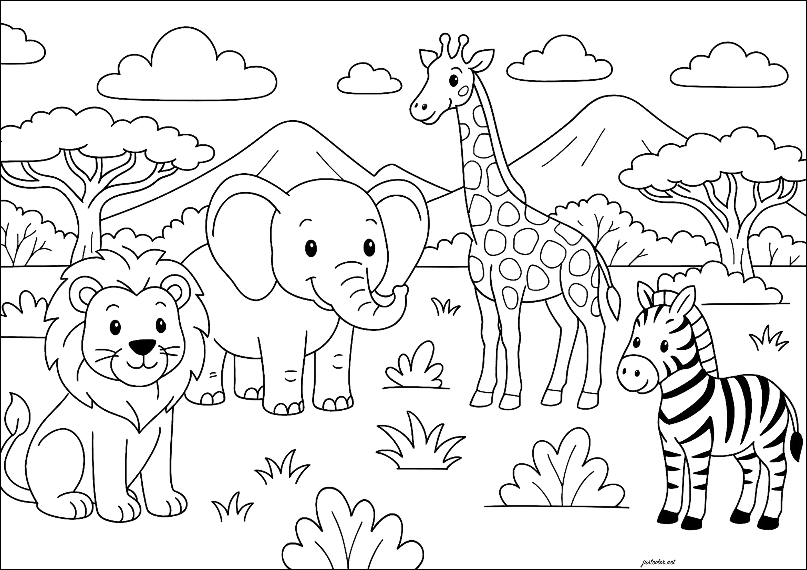 zebra preta e branca para colorir